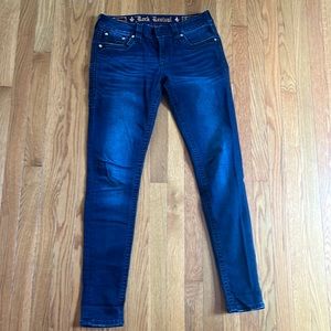 Rock Revival Size 28 Skinny Dark Wash Jeans